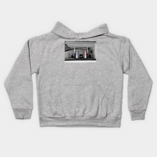 Old fashion Gas Station - Morgantown, West Virginia Kids Hoodie